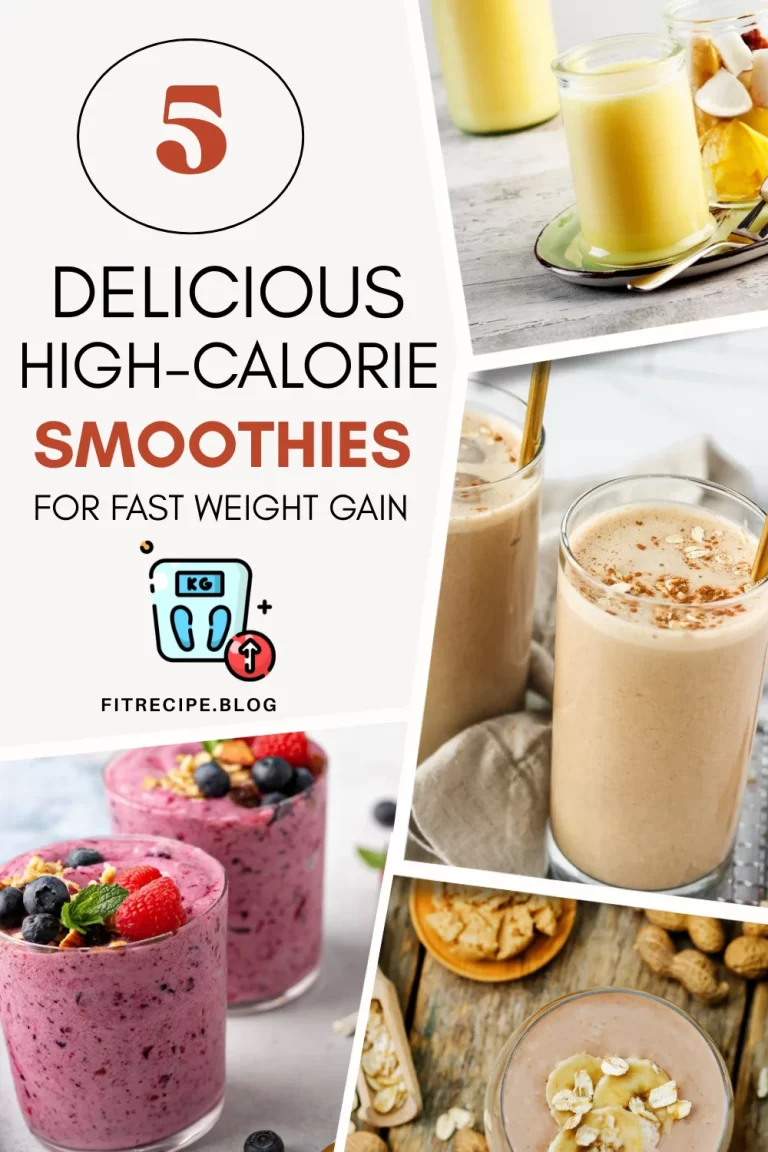 5 Delicious High-Calorie Smoothies for Fast Weight Gain