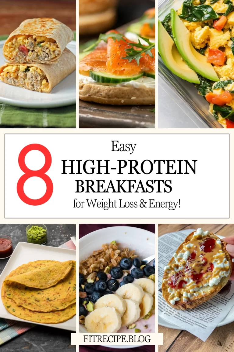 8 Easy High-Protein Breakfasts for Weight Loss & Energy!
