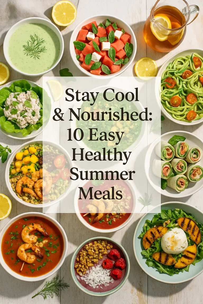 Stay Cool & Nourished: 10 Easy Healthy Summer Meals